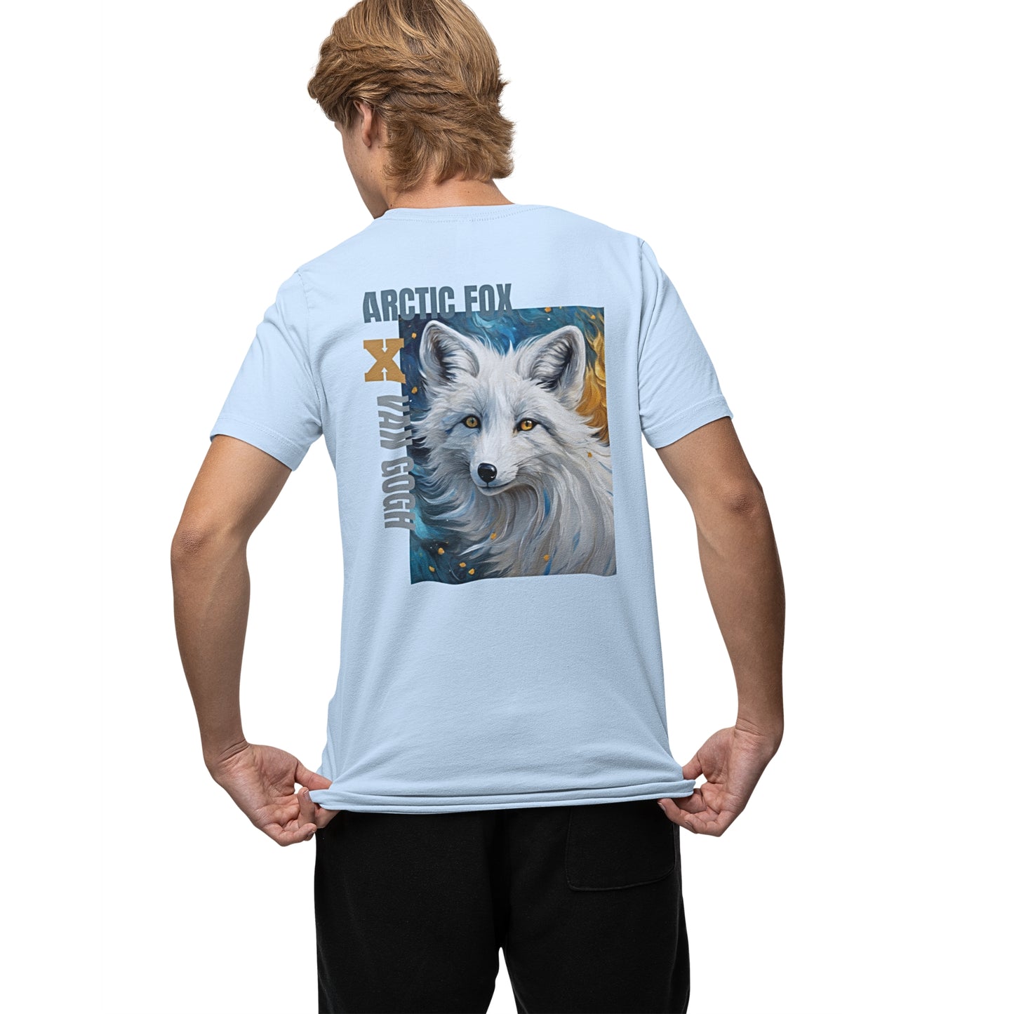 Artsy White Fox Unisex T-shirt