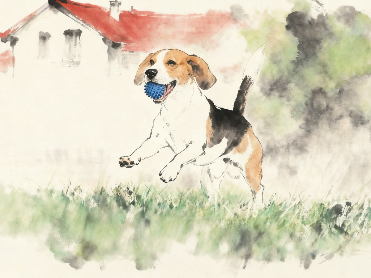 Custom Ink Wash Pet Portrait