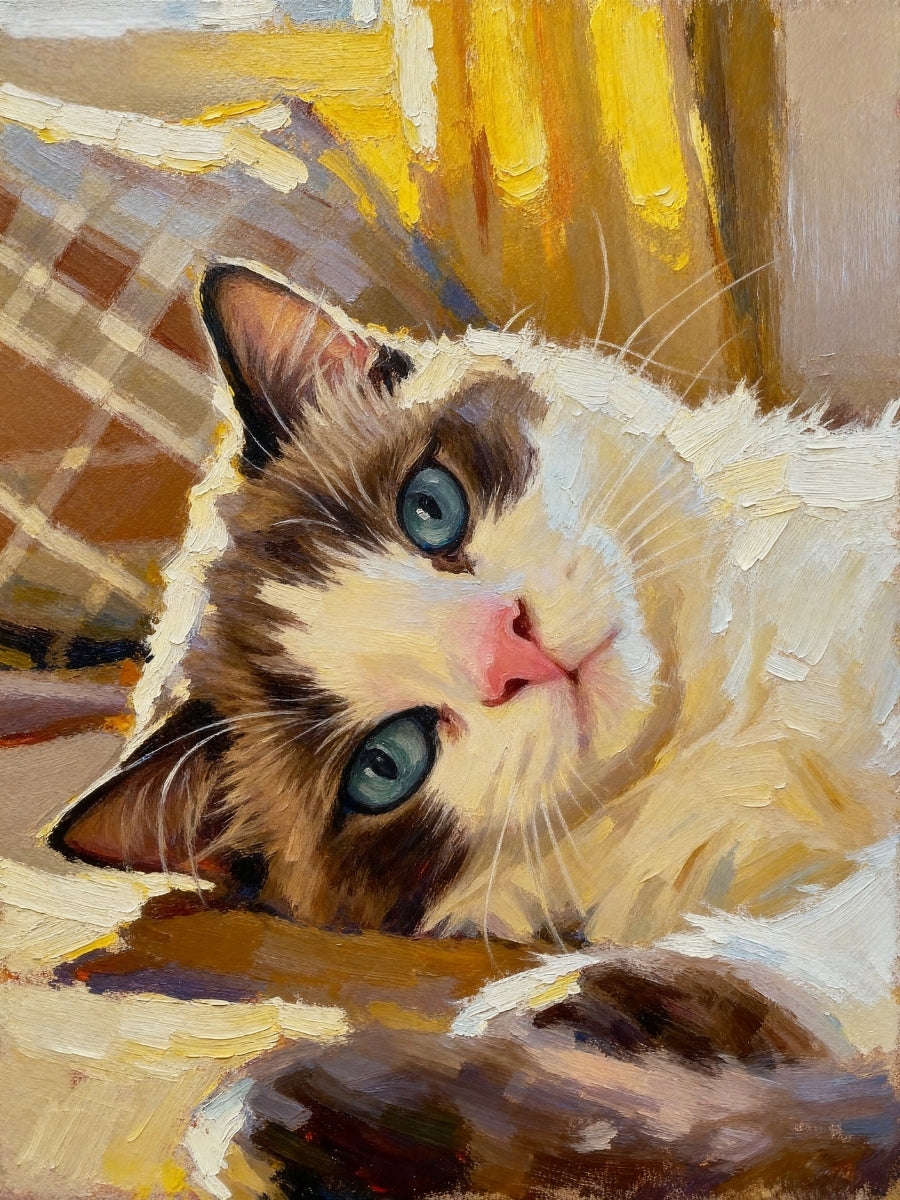 Personalized Cat Canvas