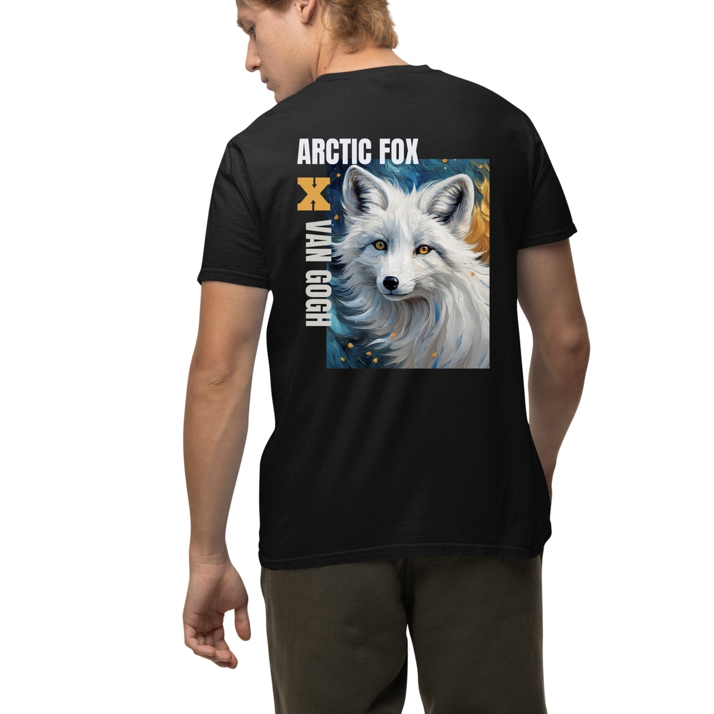 Artsy White Fox Unisex T-shirt