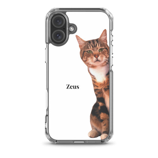 Custom iPhone® Clear Case - Modern Pet Portrait