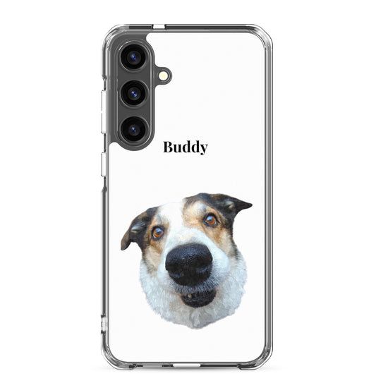 Custom Clear Case for Samsung® - Modern Pet Portrait