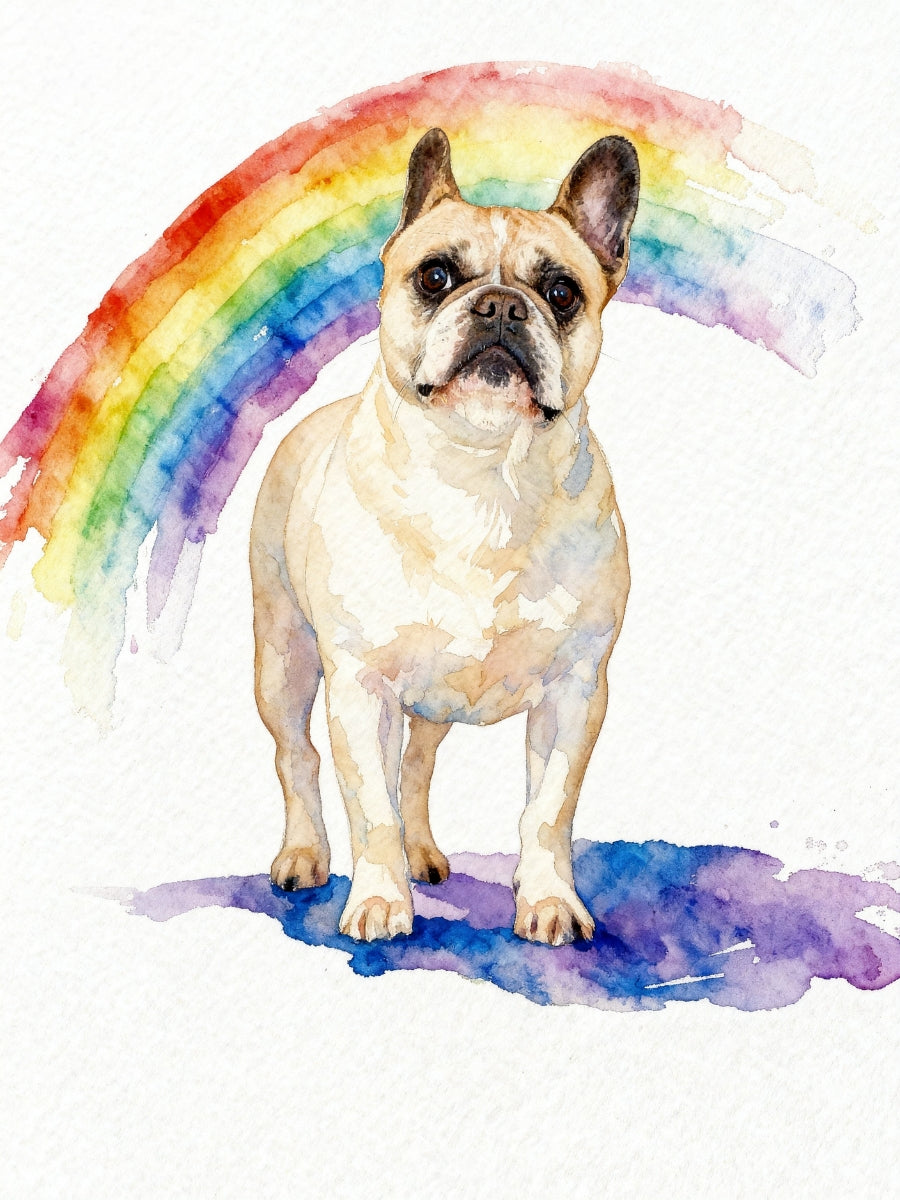 Rainbow Bridge Pet Memorial Portrait