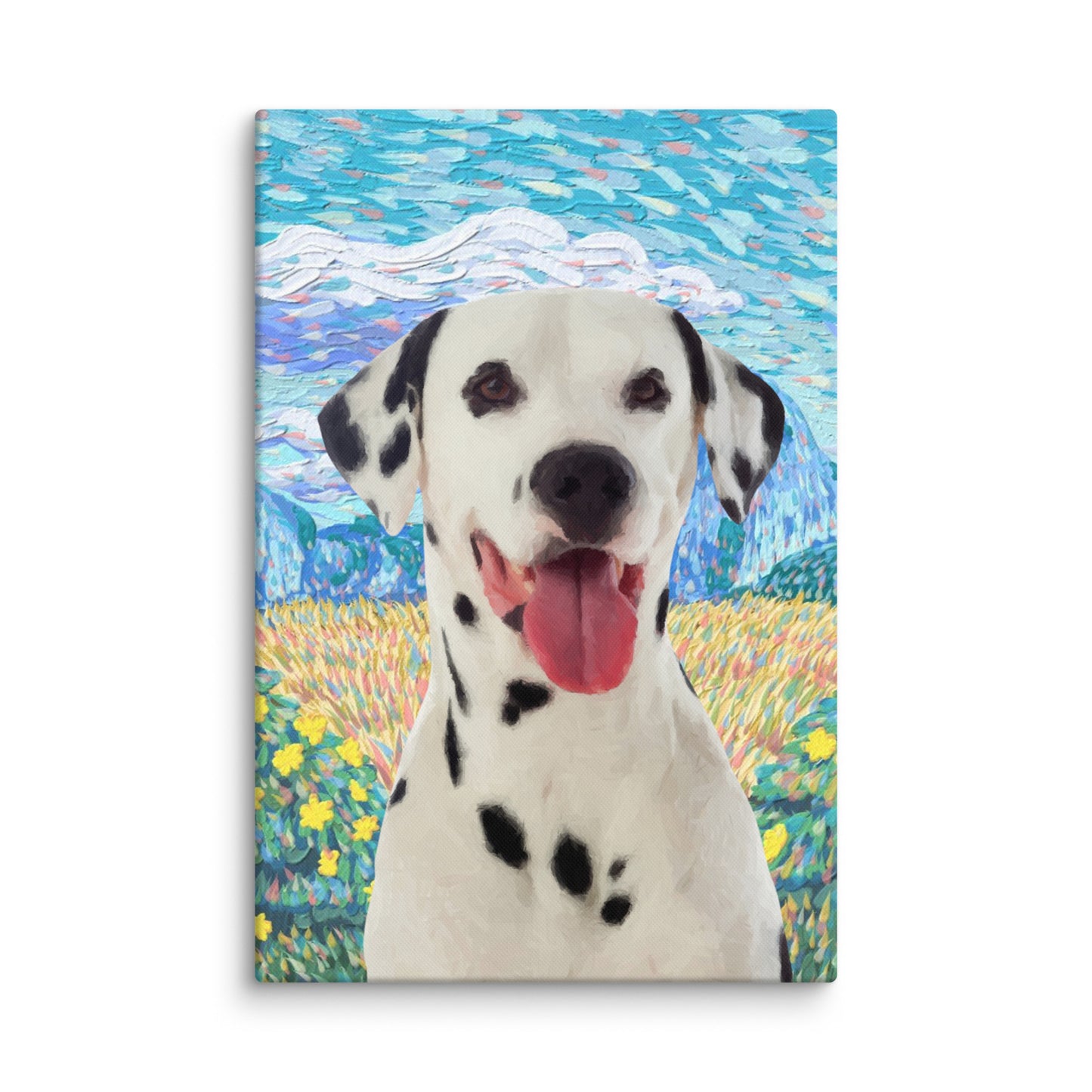 Product mockup of Mood-Brightening Pet Portrait.
