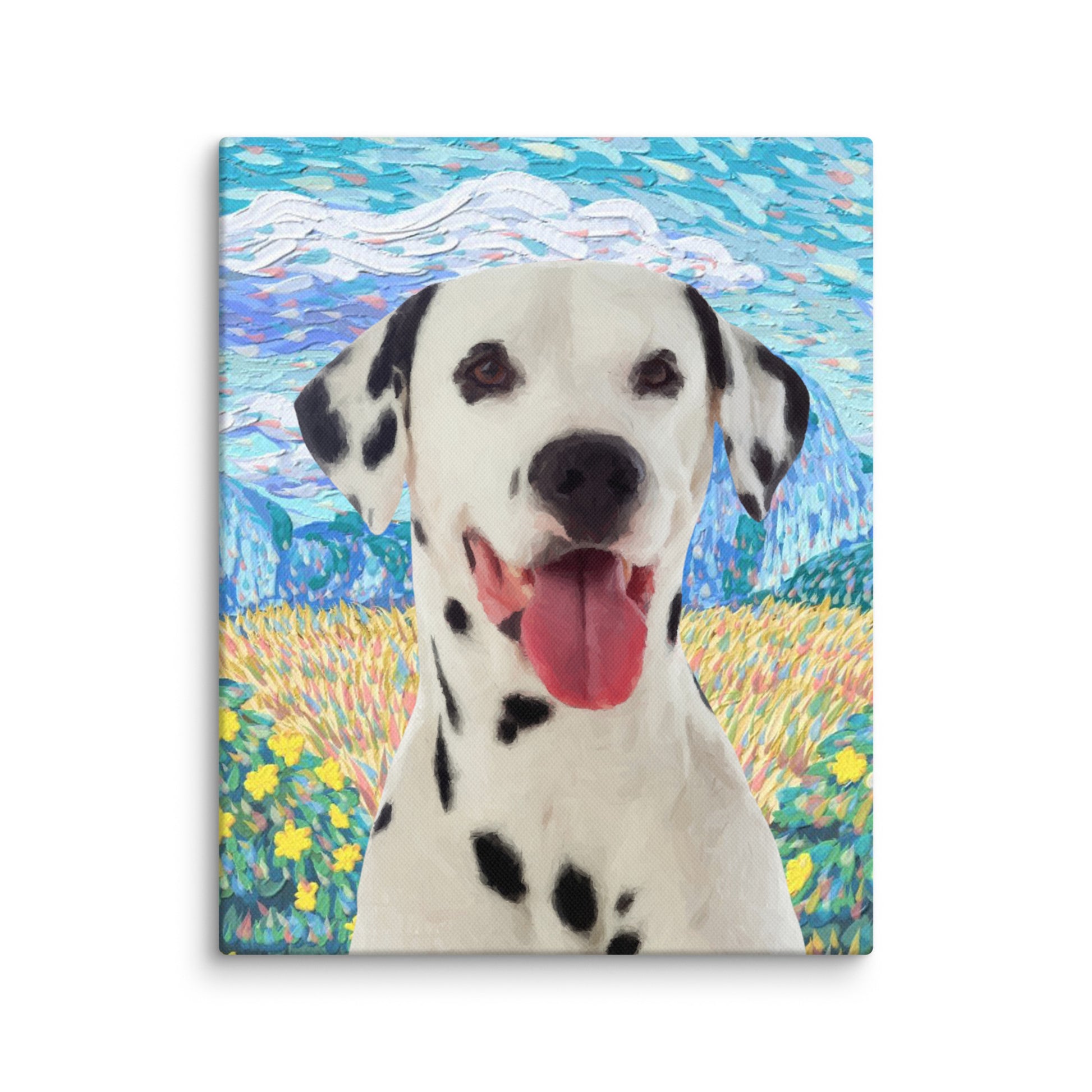 Product mockup of Mood-Brightening Pet Portrait.