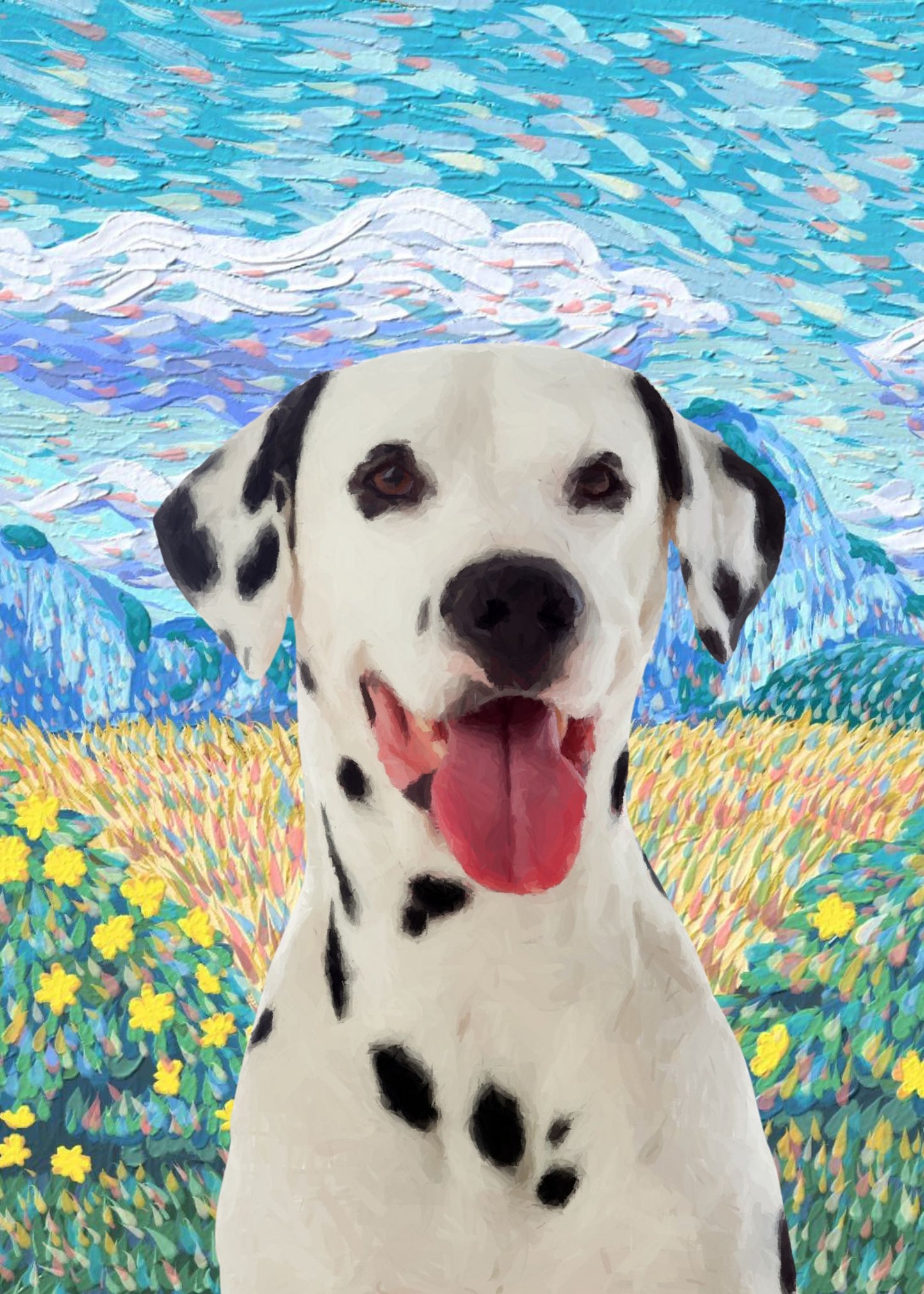 Custom Nature Pet Portrait