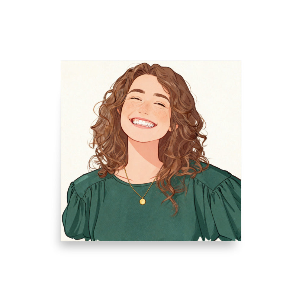 Custom Cartoon Portraits - Chic Style