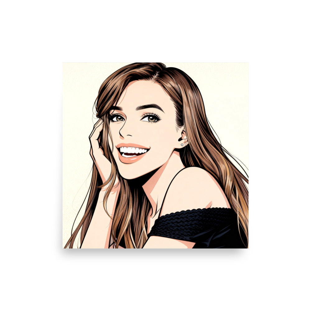 Custom Comic Portraits - Chic Style