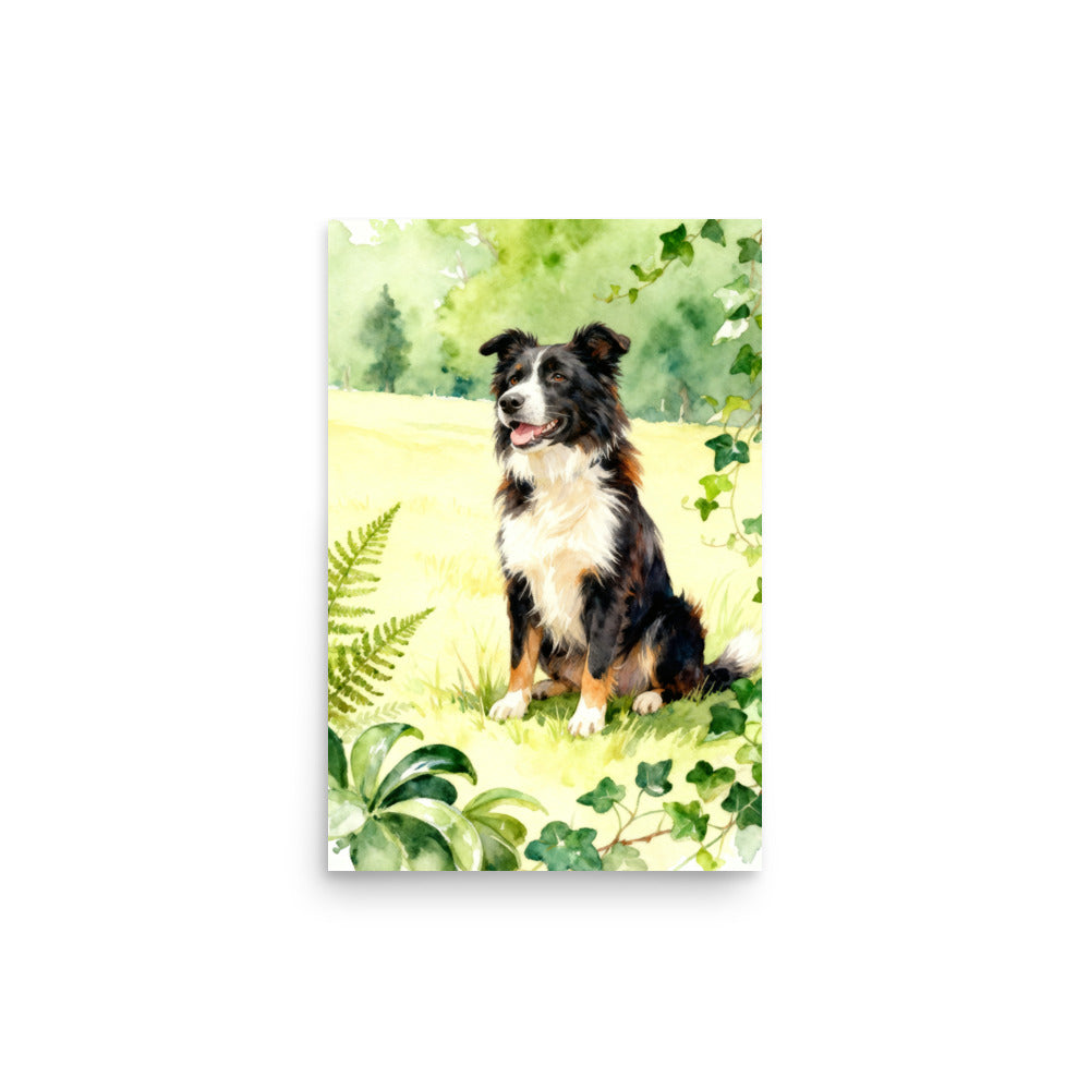 Biophilic Pet Portrait – Custom Watercolor Art
