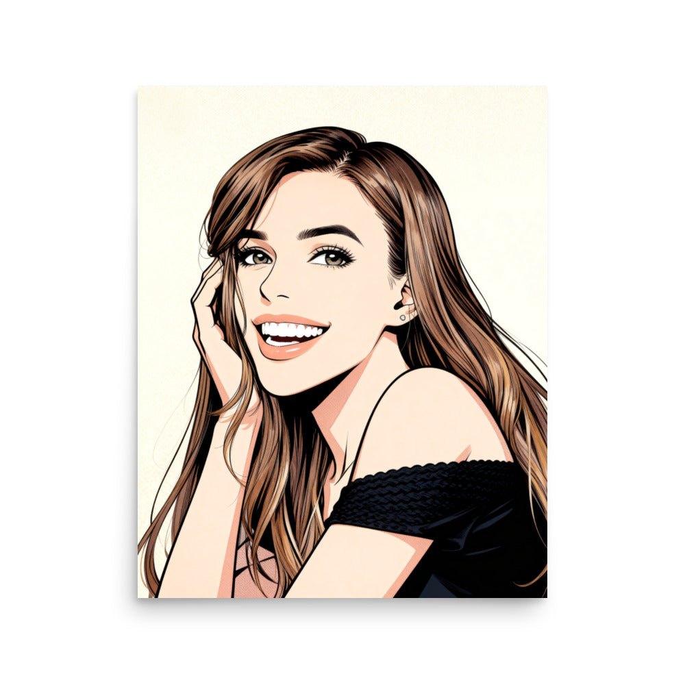 Custom Comic Portraits - Chic Style