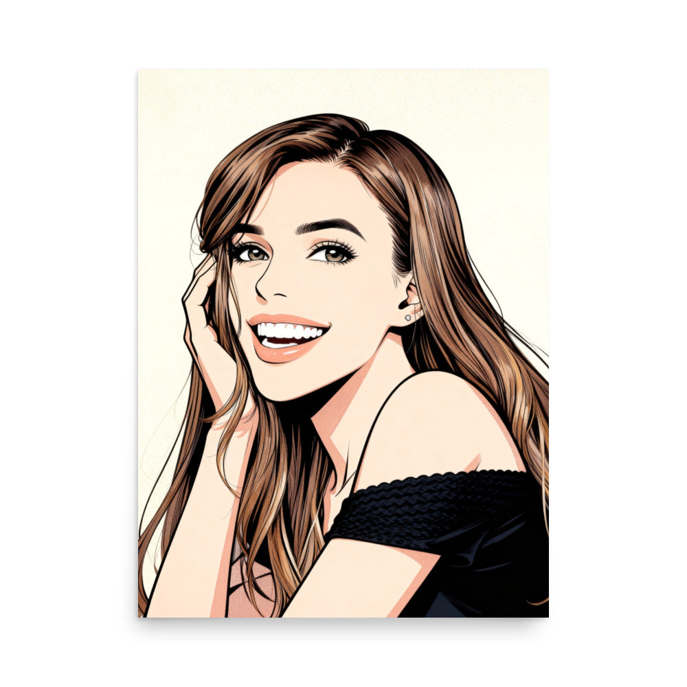 Custom Comic Portraits - Chic Style