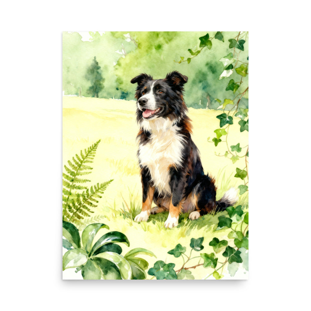 Biophilic Pet Portrait – Custom Watercolor Art