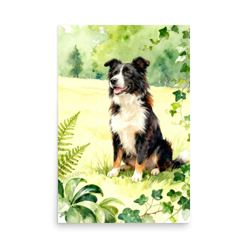 Biophilic Pet Portrait – Custom Watercolor Art