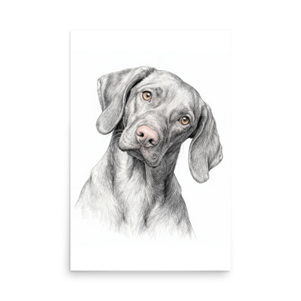 Modern Minimalist Pet Portraits – Black & White with Color Accents