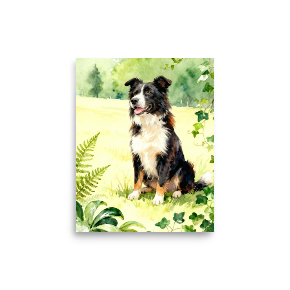 Biophilic Pet Portrait – Custom Watercolor Art