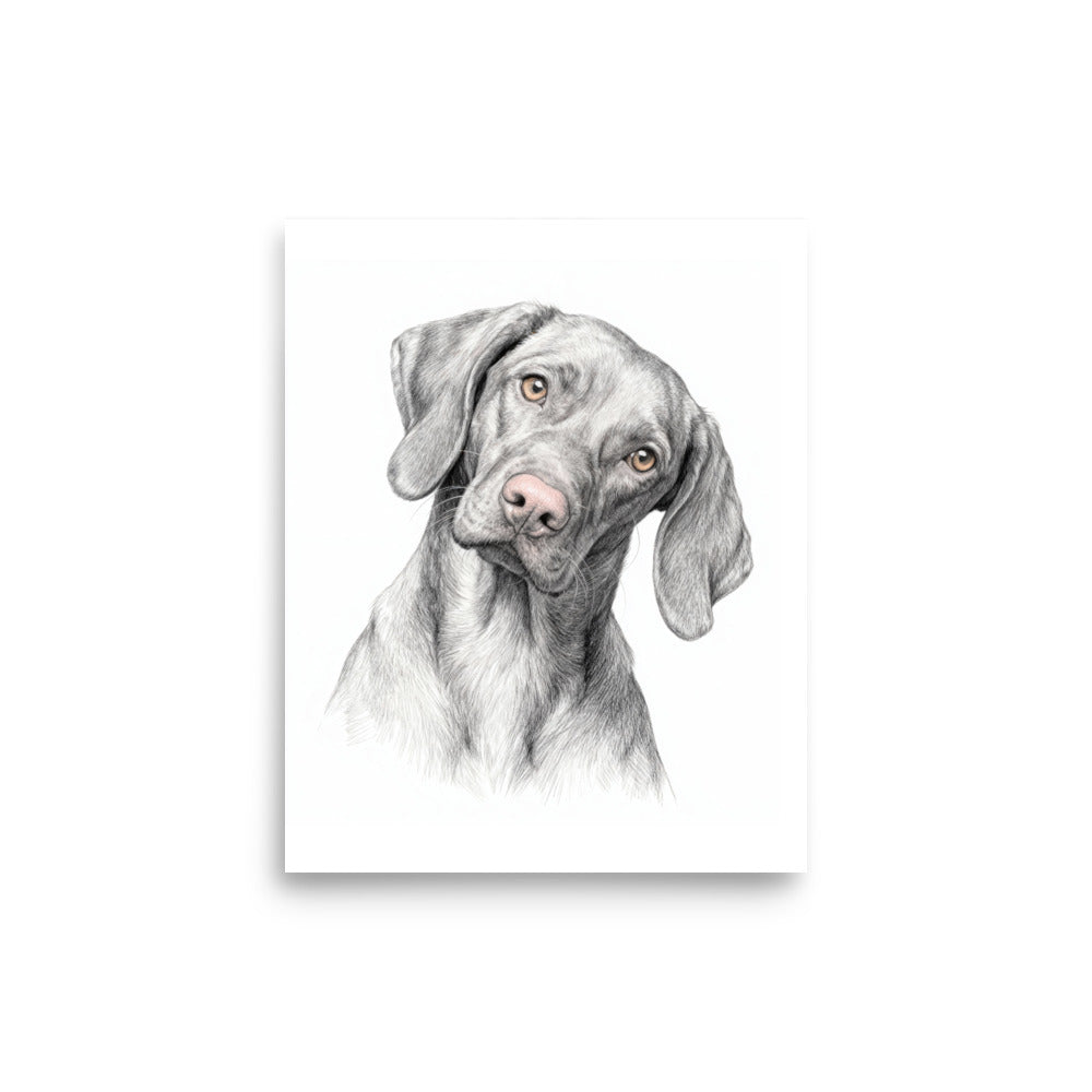 Modern Minimalist Pet Portraits – Black & White with Color Accents