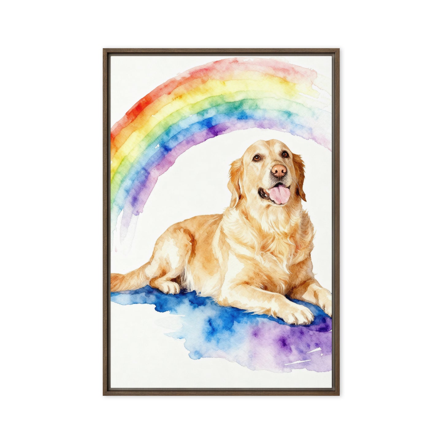 Rainbow Bridge Pet Memorial Portrait
