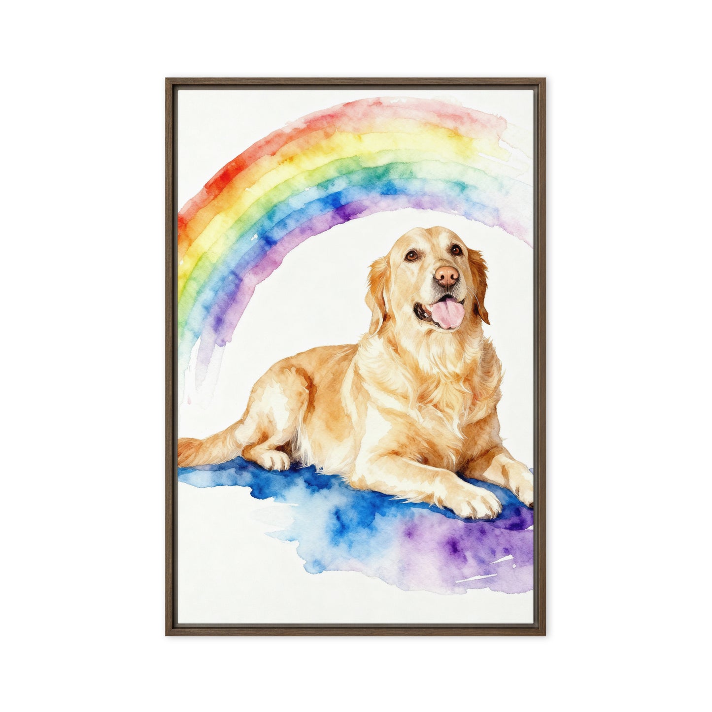 Rainbow Bridge Pet Memorial Portrait