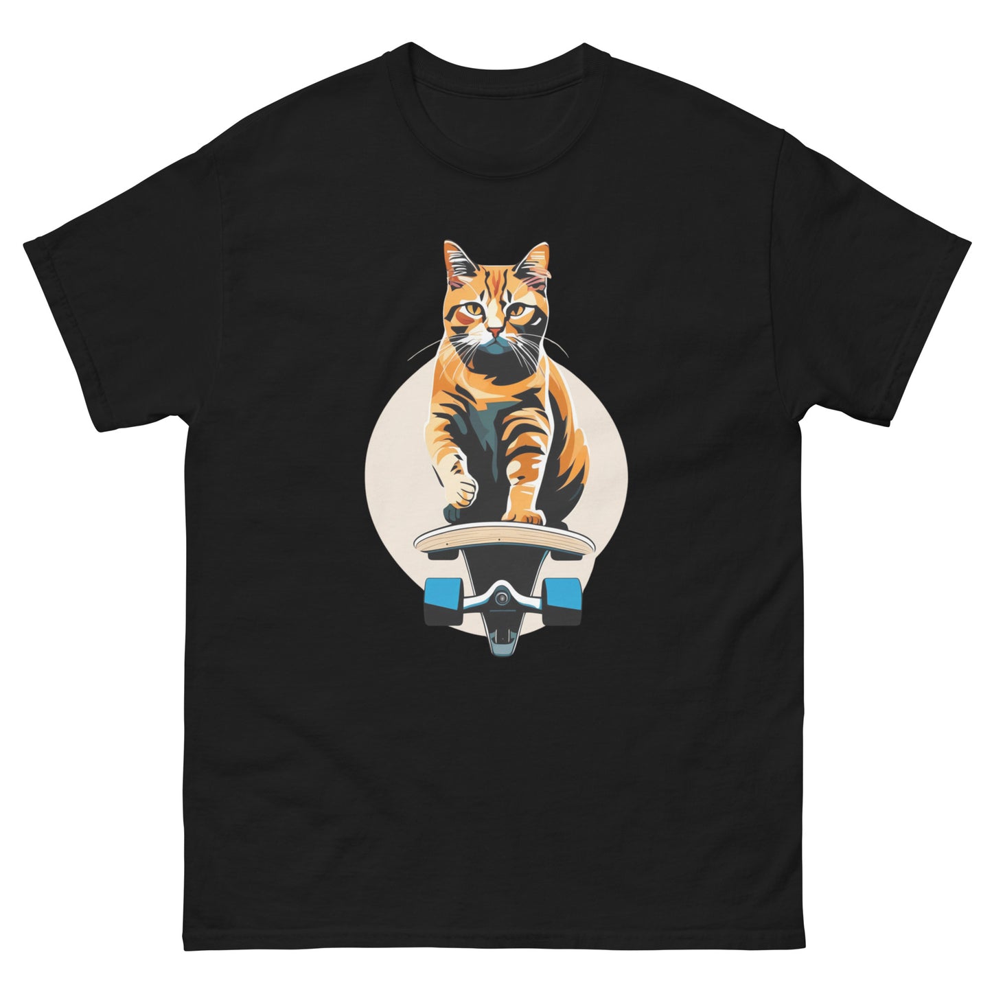 Cool Cat Series: Cat on board unisex t-shirt