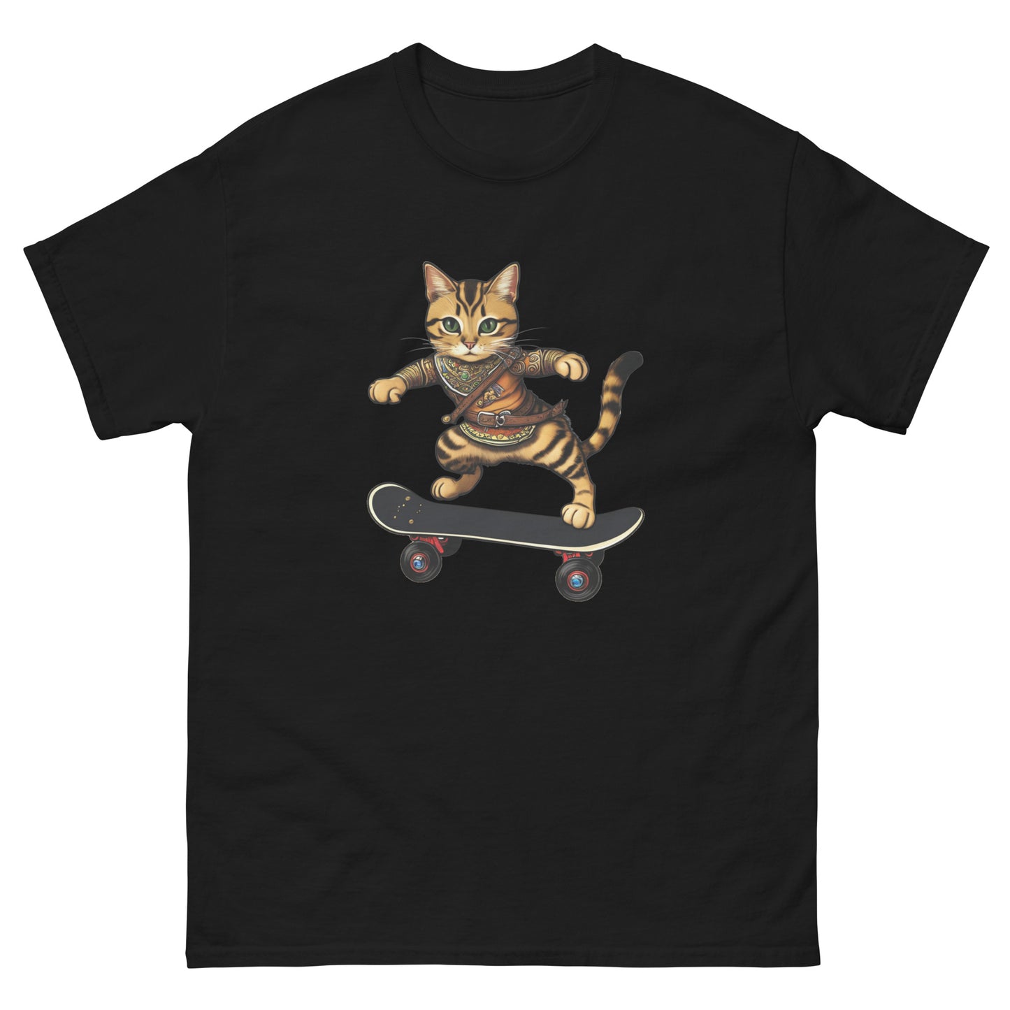 Cool Cat Series: Cat on Board Unisex T-shirt