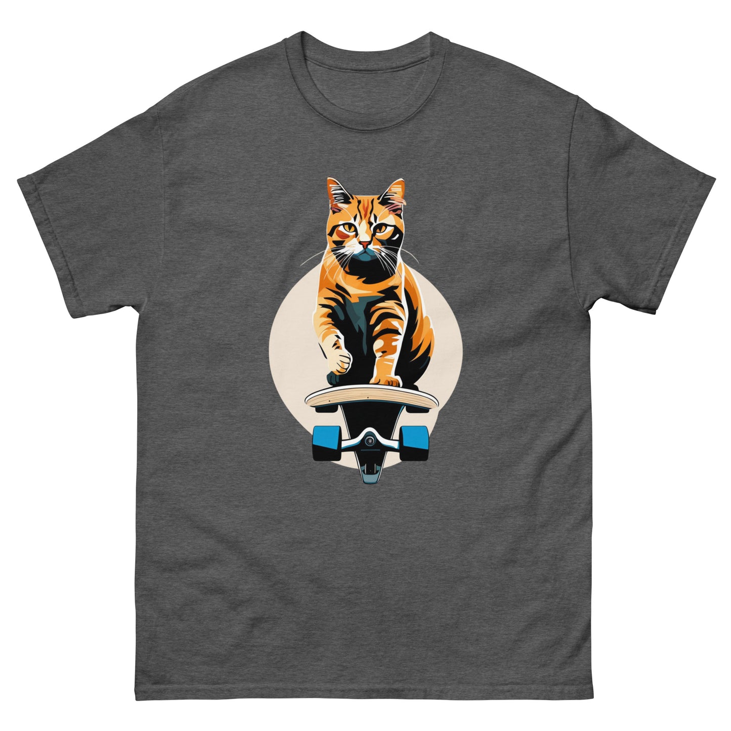 Cool Cat Series: Cat on board unisex t-shirt