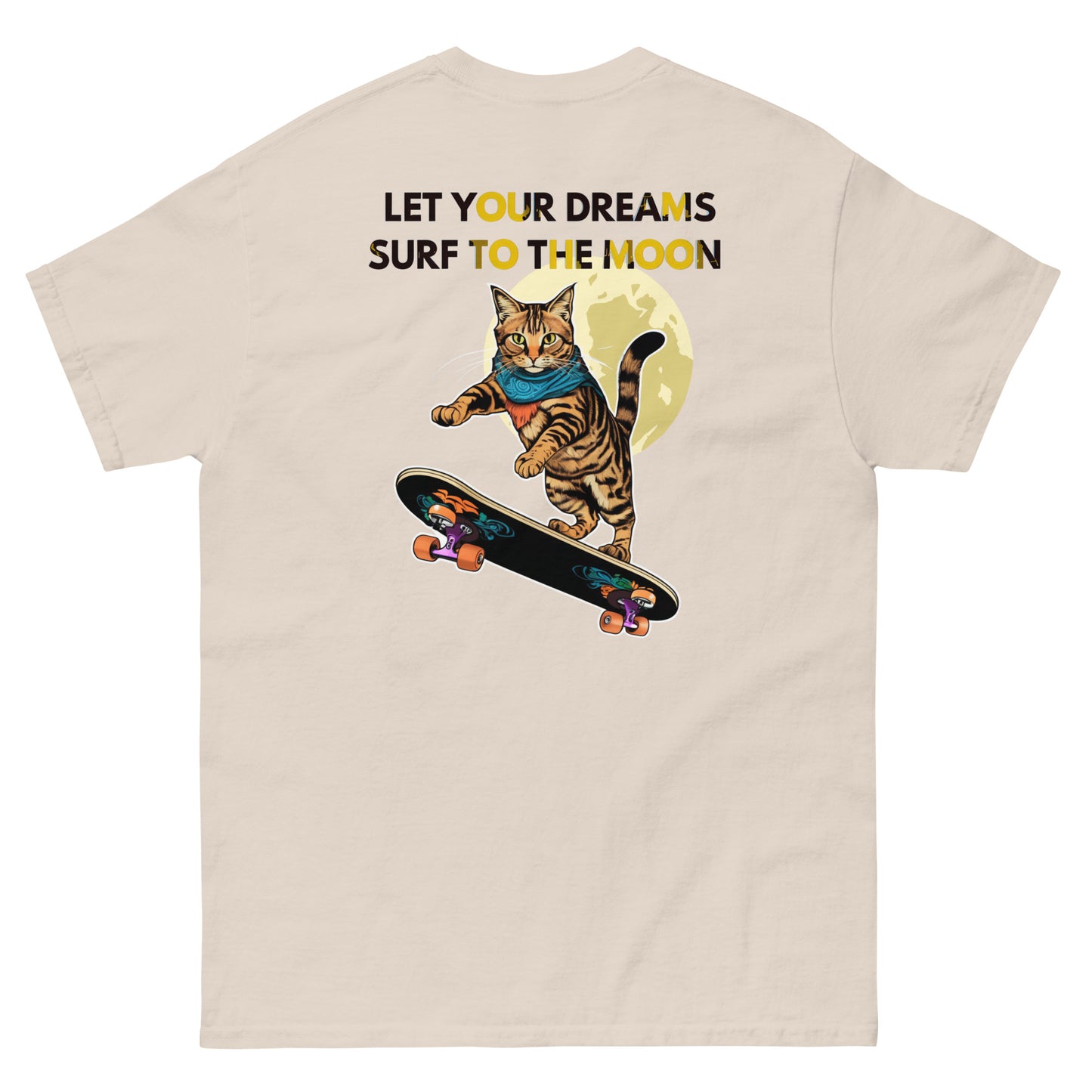 Cool Cat Series: Cat on Board Unisex T-shirt