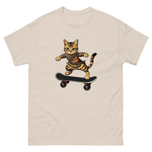 Cool Cat Series: Cat on Board Unisex T-shirt