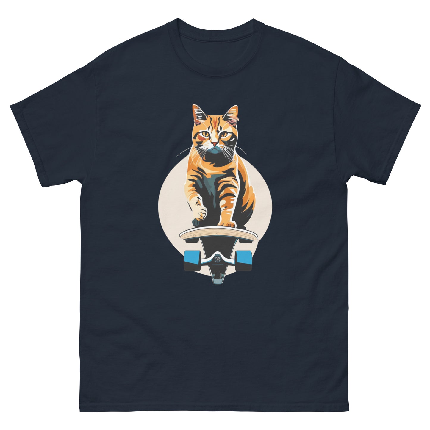 Cool Cat Series: Cat on board unisex t-shirt