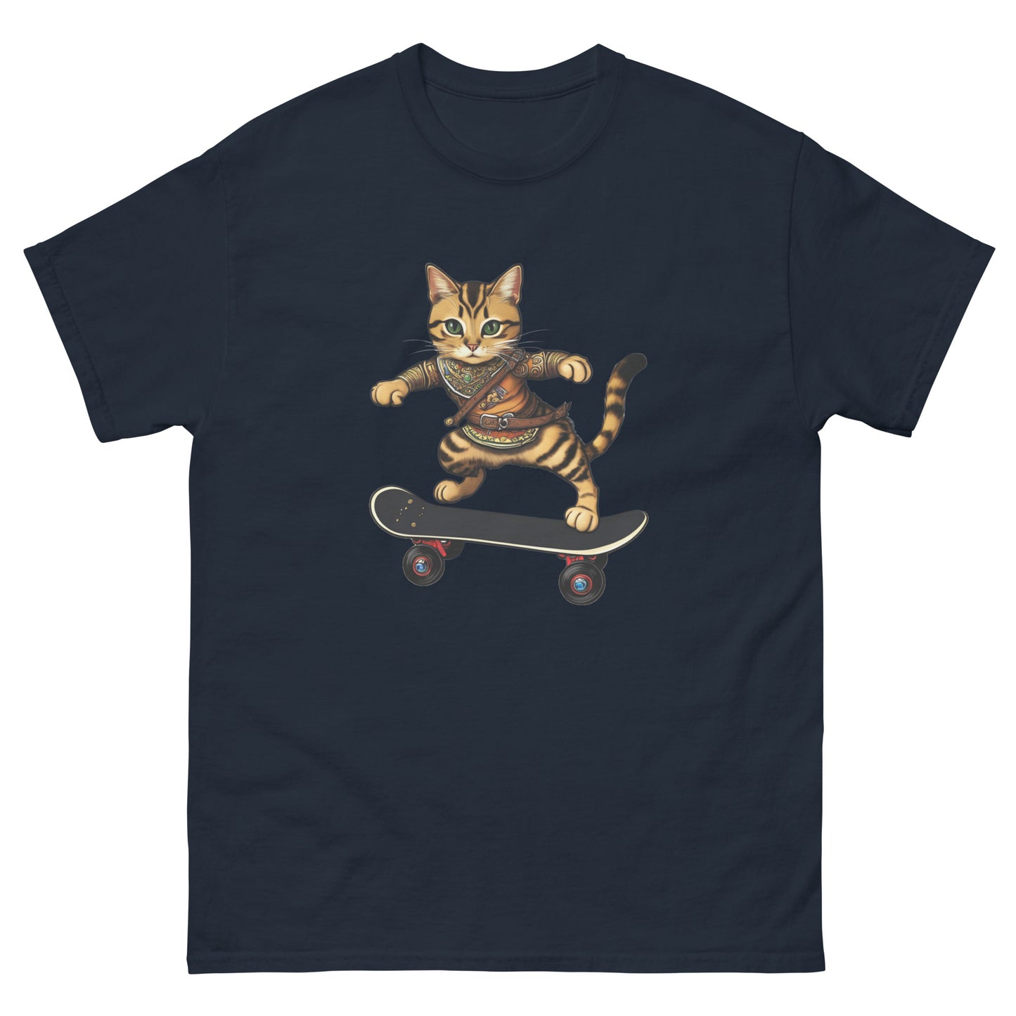 Cool Cat Series: Cat on Board Unisex T-shirt