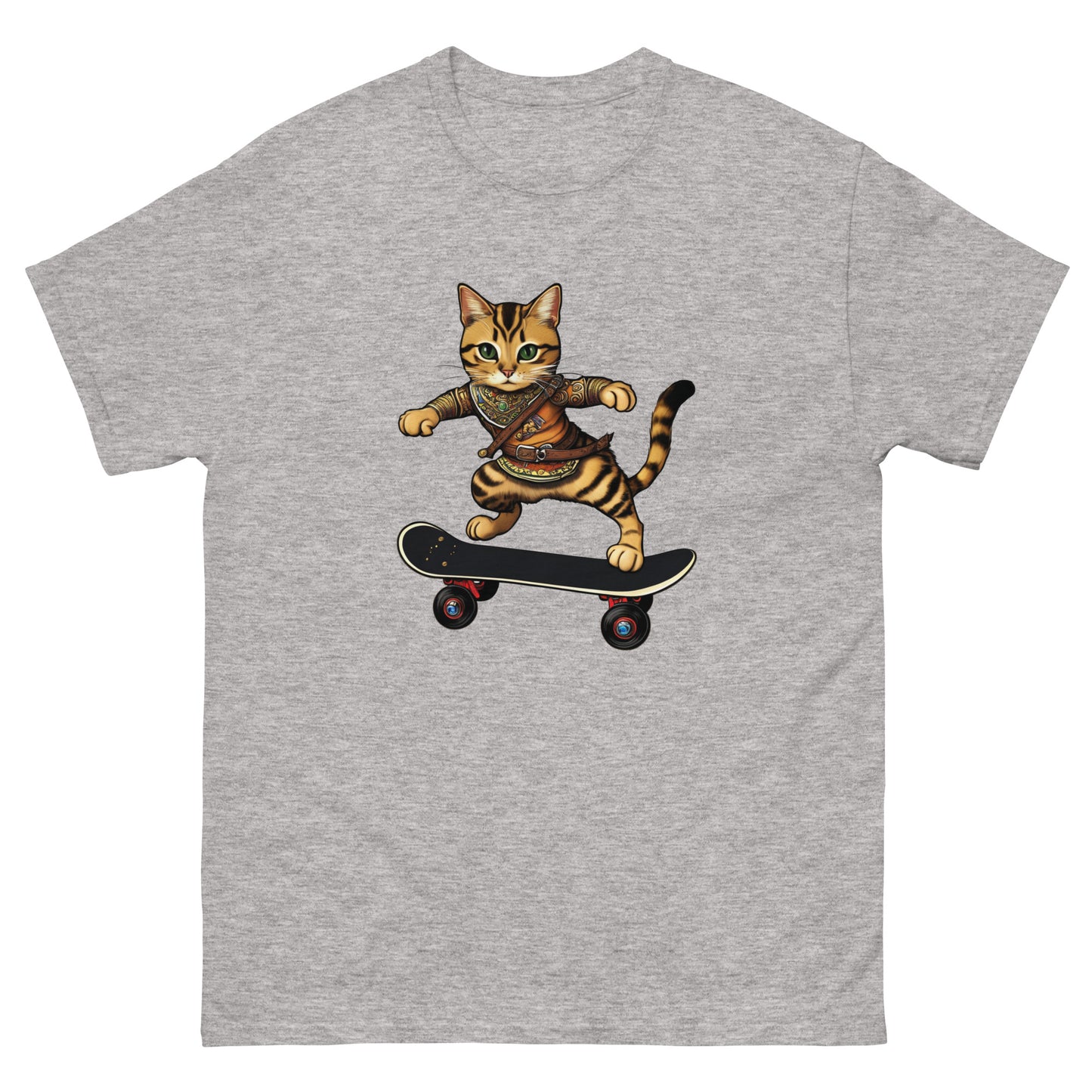 Cool Cat Series: Cat on Board Unisex T-shirt