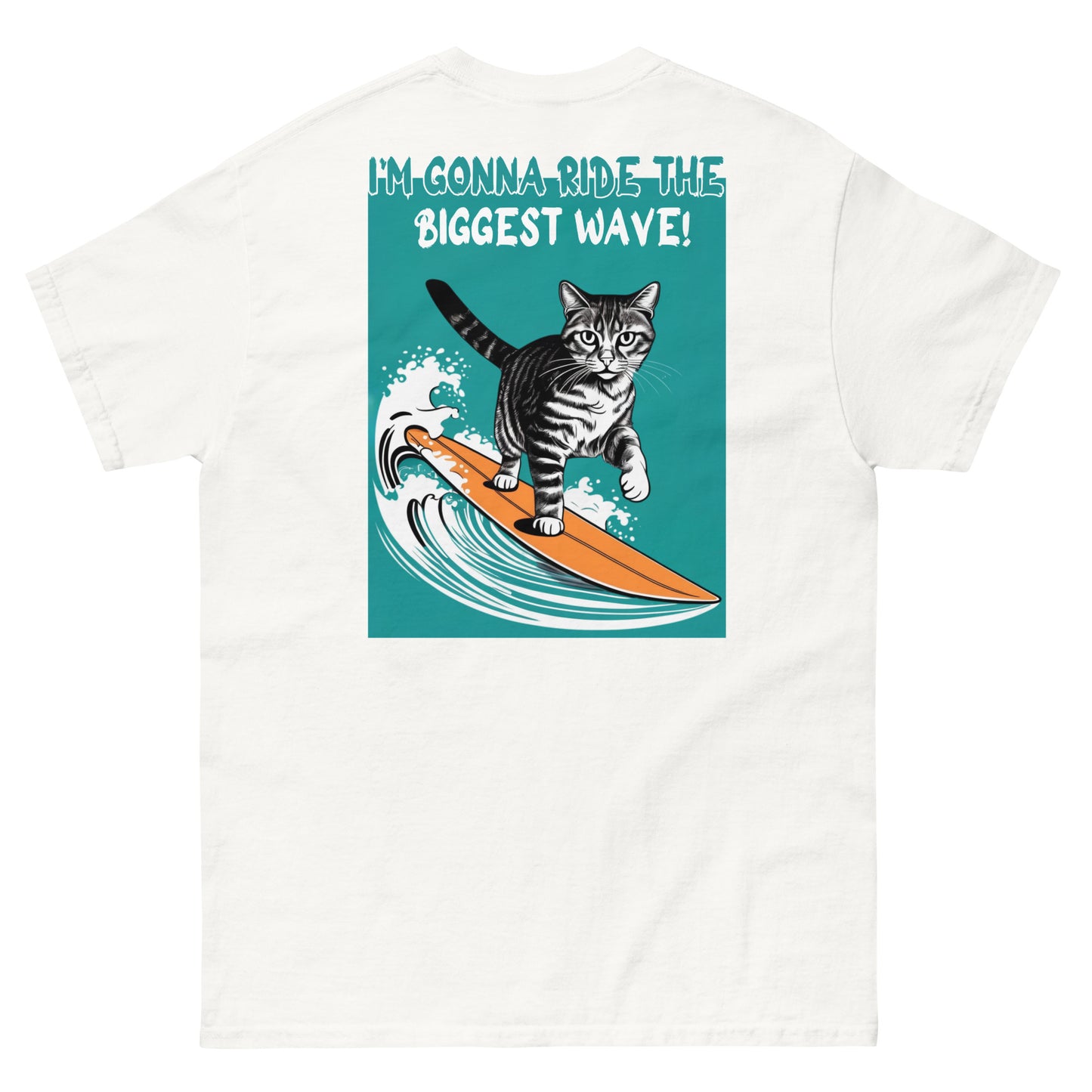 Cool Cat Series: Surfing Cat Unisex T-shirt