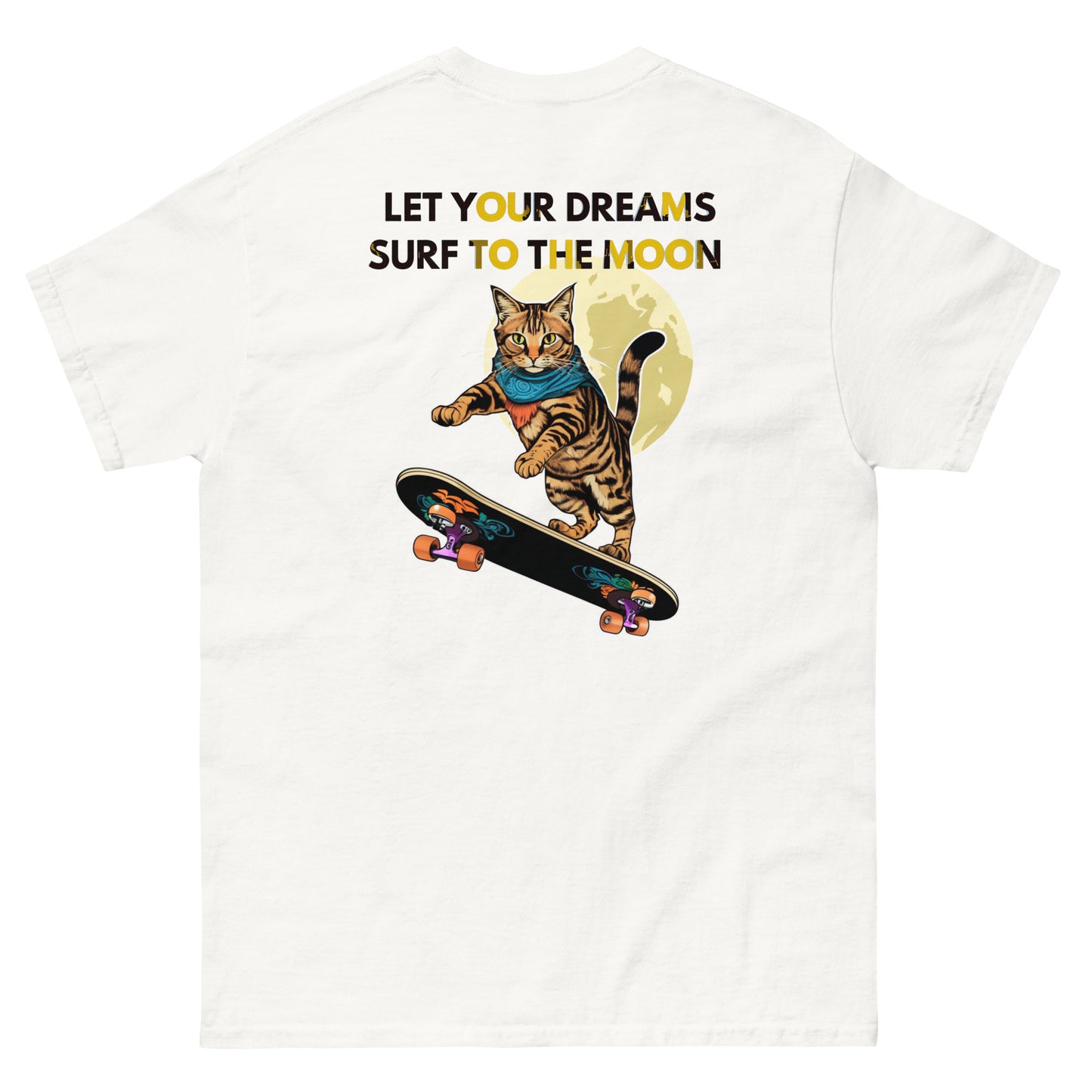 Cool Cat Series: Cat on Board Unisex T-shirt