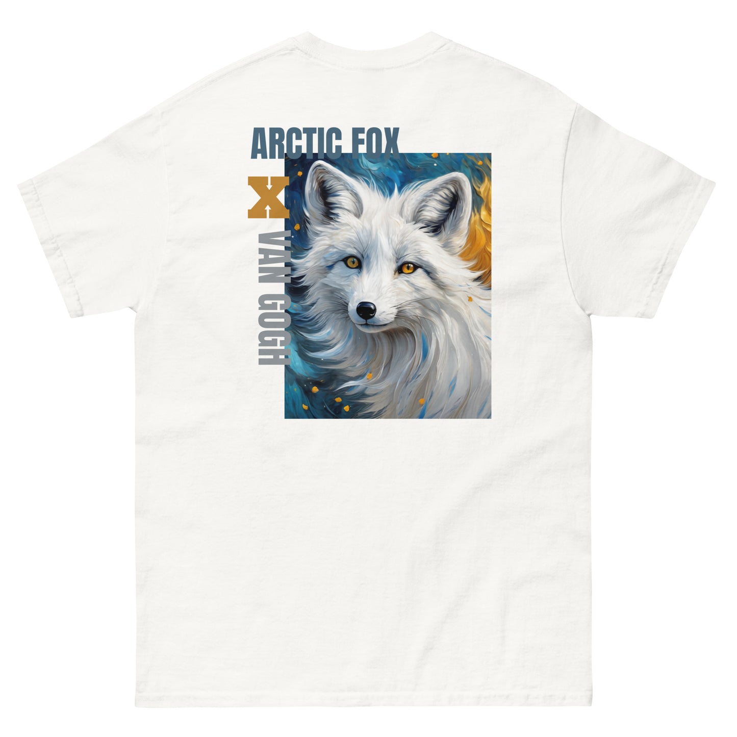 Artsy White Fox Unisex T-shirt