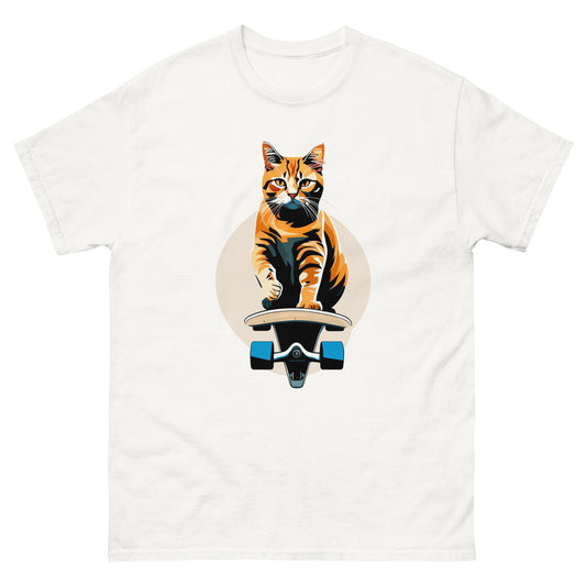 Cool Cat Series: Cat on board unisex t-shirt