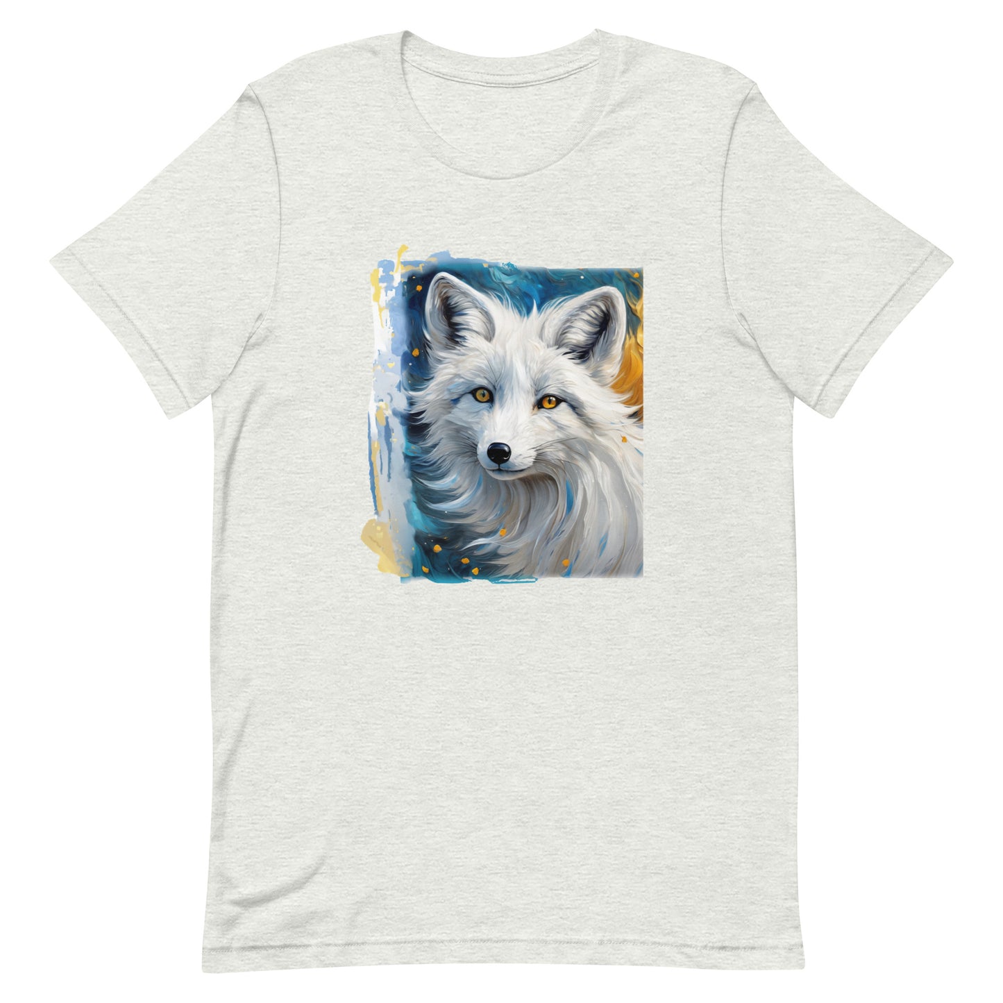 Artsy White Fox Unisex T-shirt