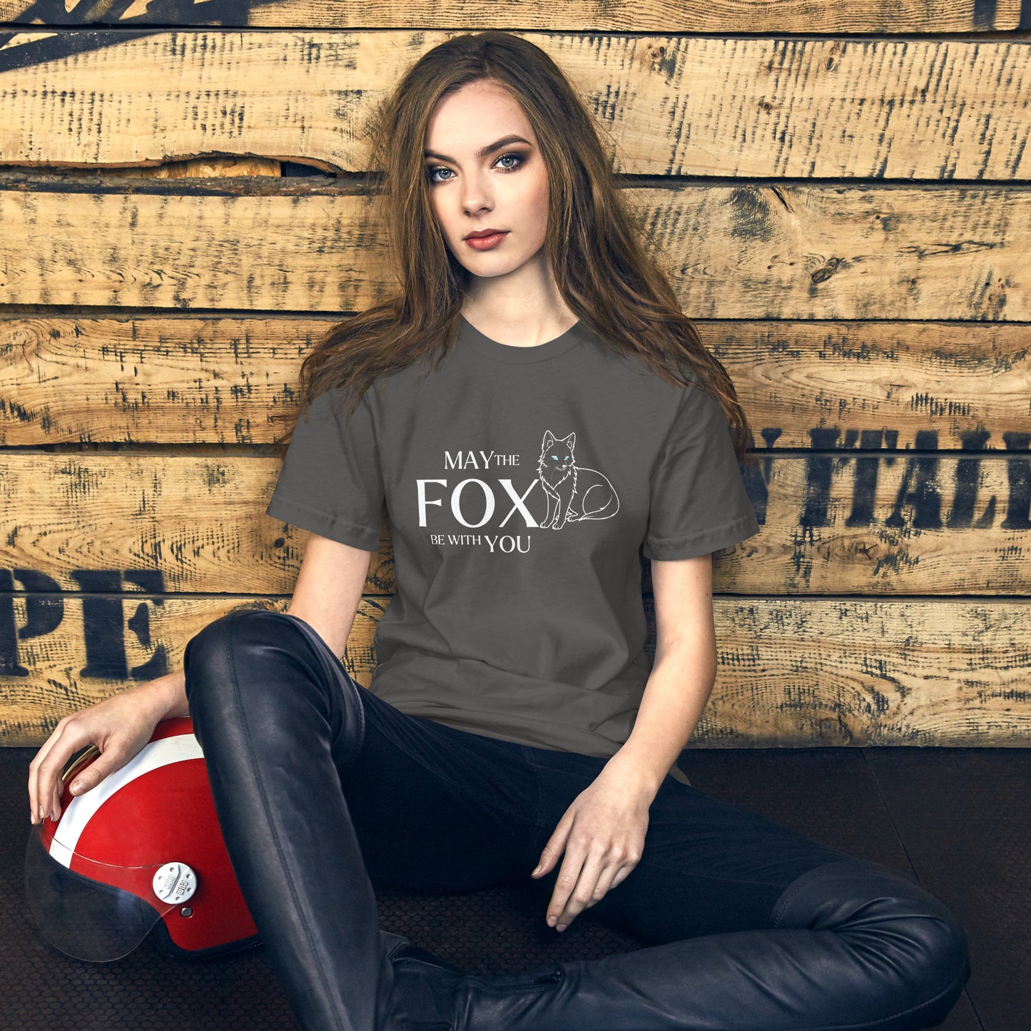 White Fox Unisex T-shirt