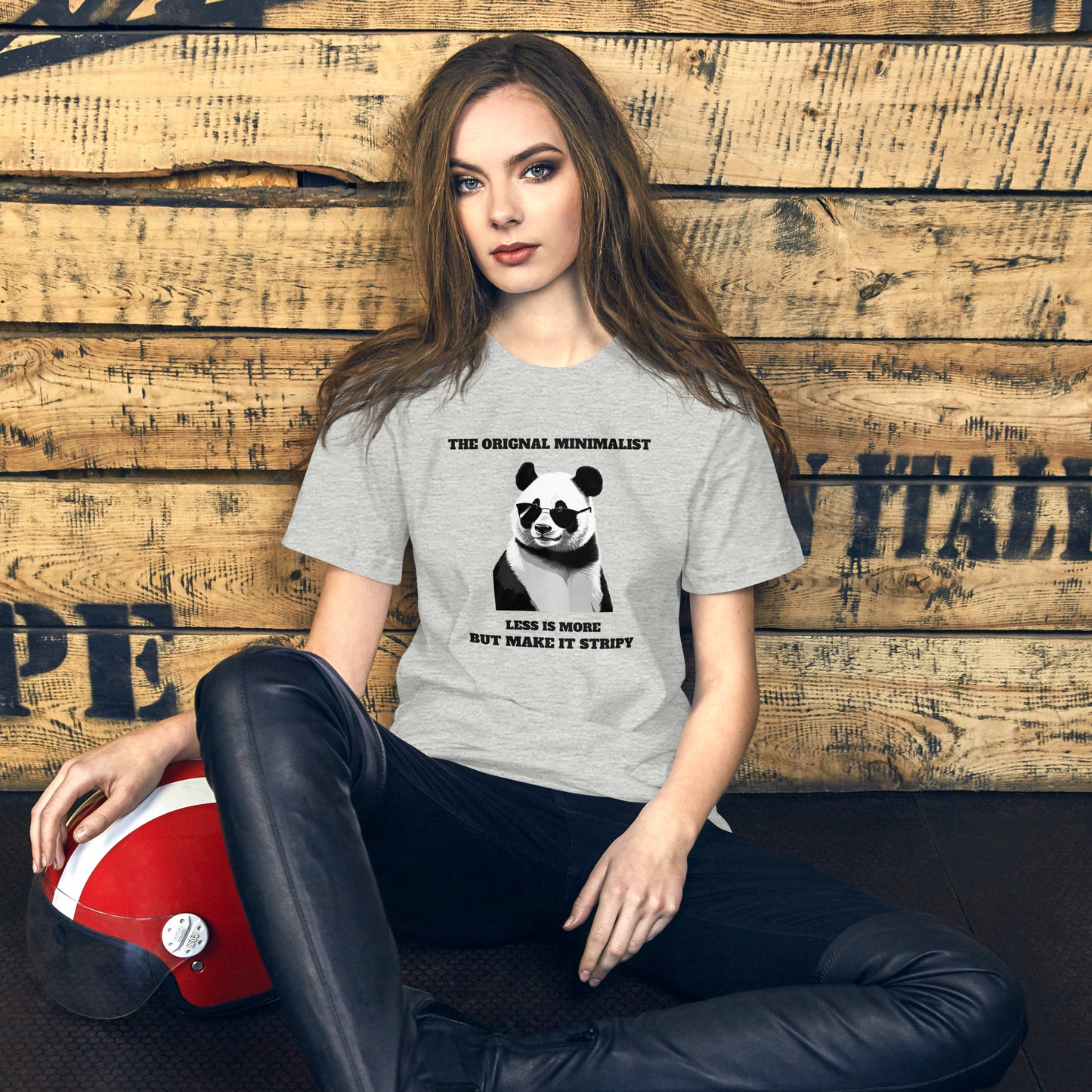 The Minimalist Panda Unisex T-Shirt