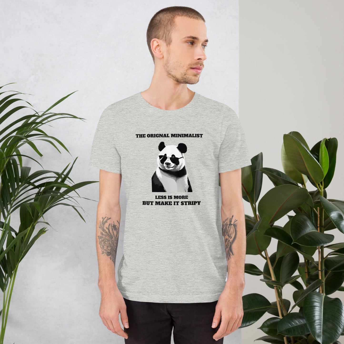 The Minimalist Panda Unisex T-Shirt