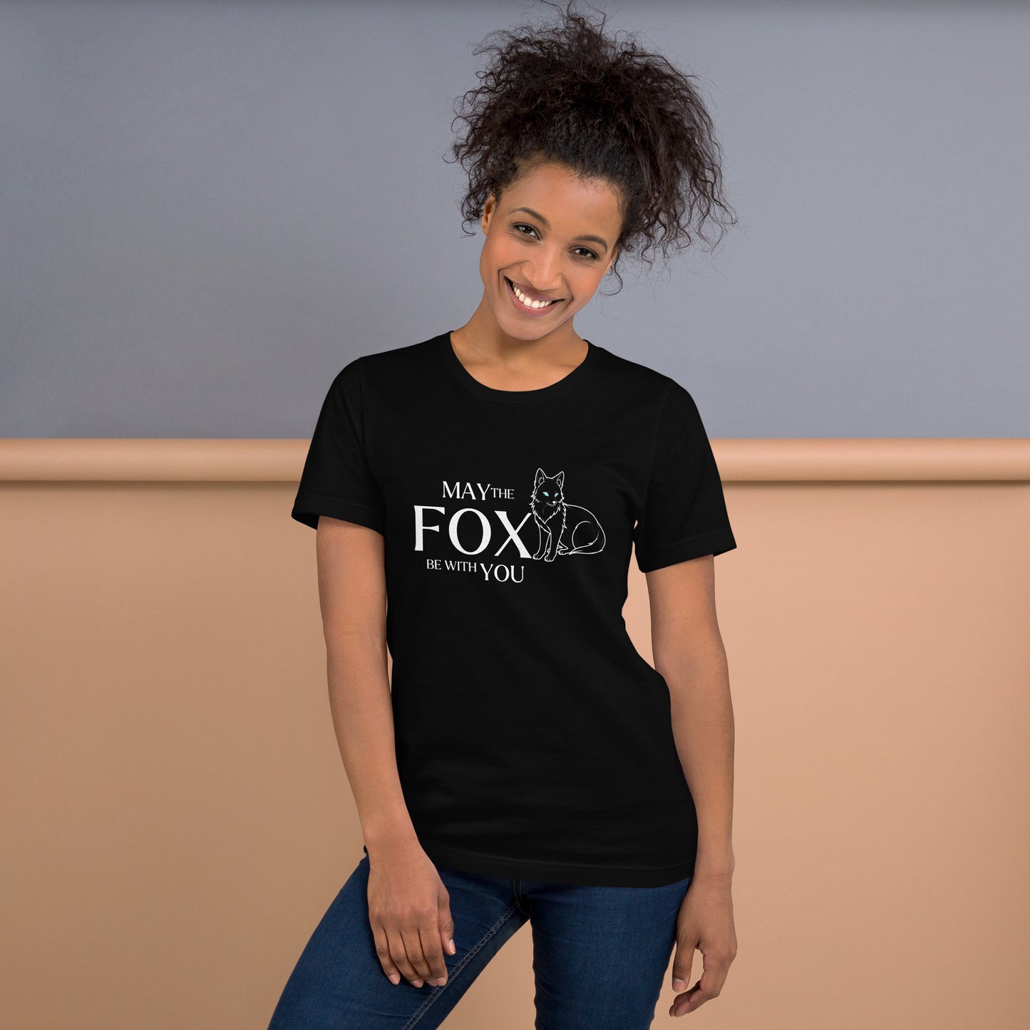 White Fox Unisex T-shirt