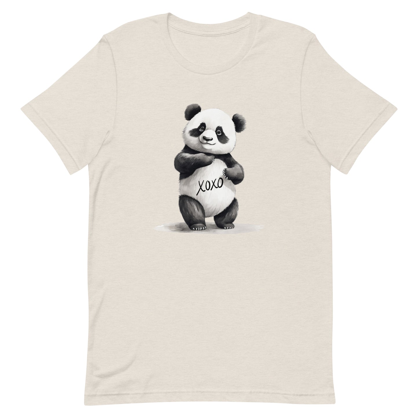 Blissful Cute Panda Unisex T-Shirt