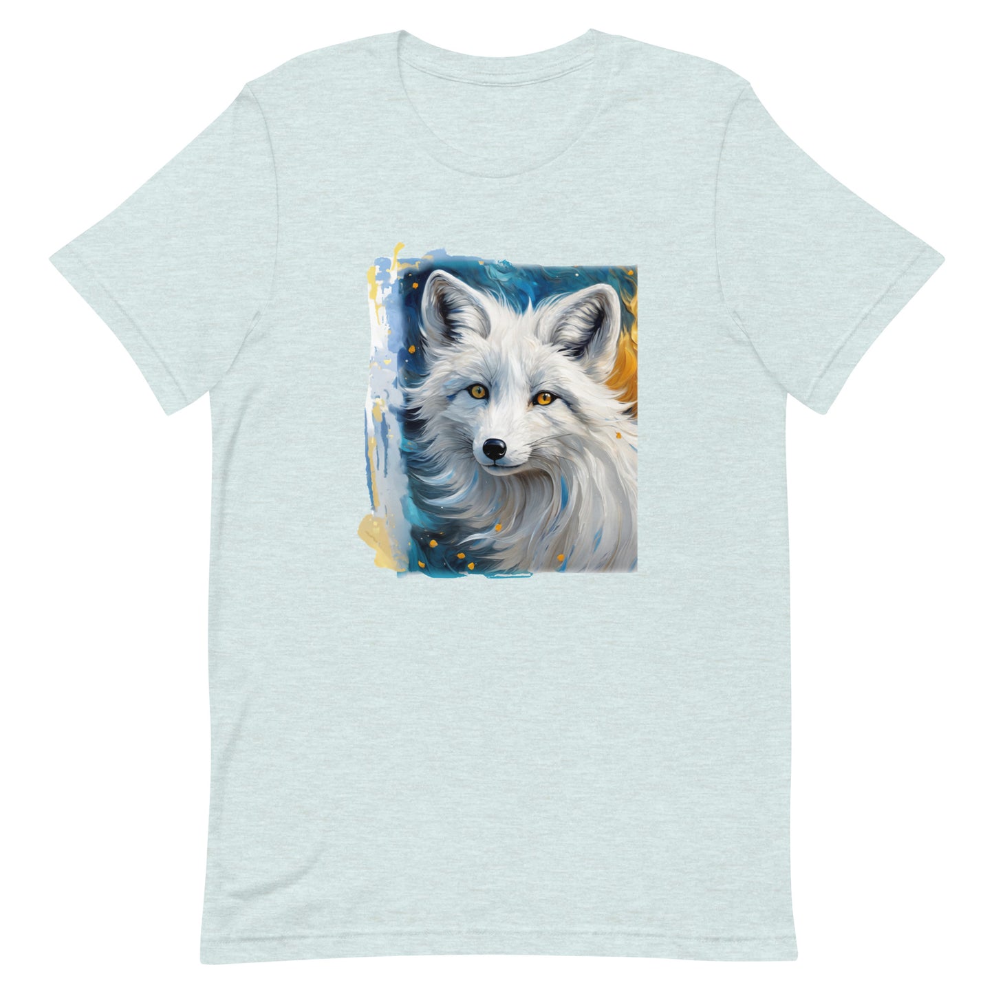 Artsy White Fox Unisex T-shirt