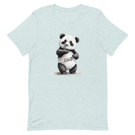 Blissful Cute Panda Unisex T-Shirt