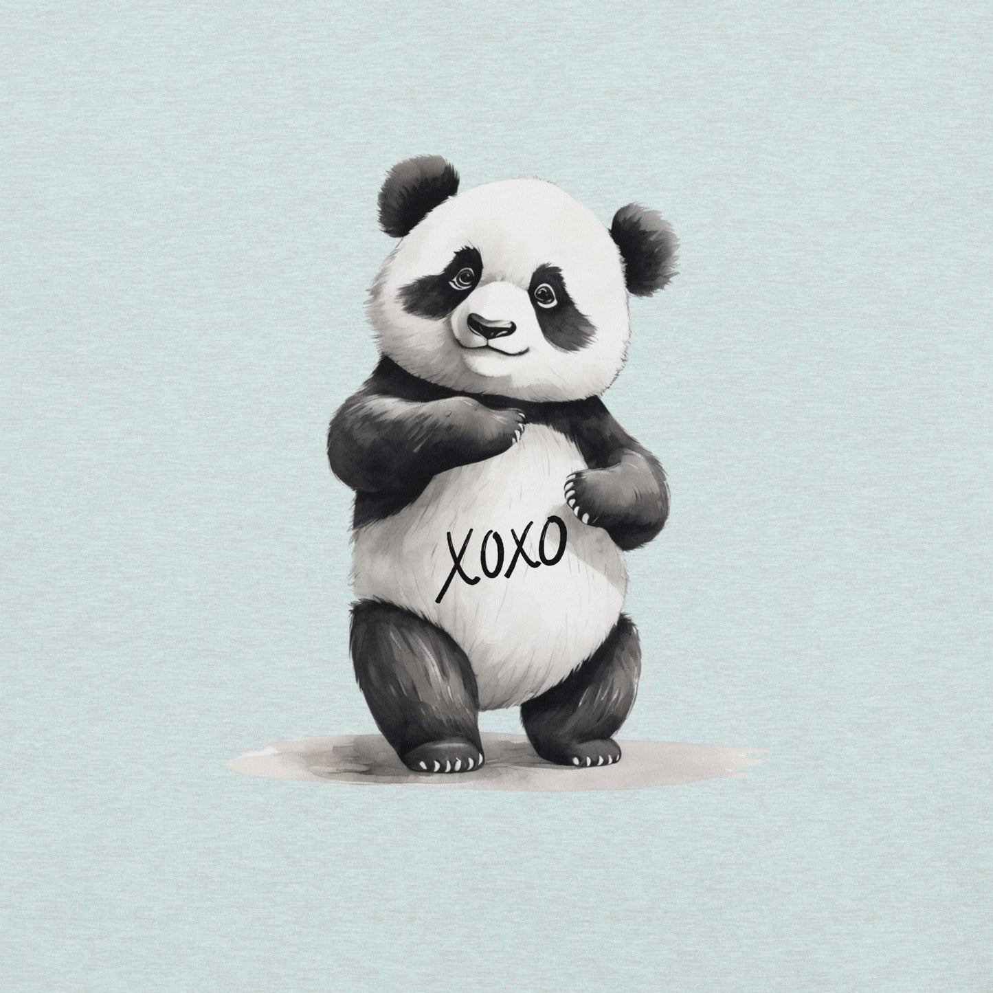 Blissful Cute Panda Unisex T-Shirt