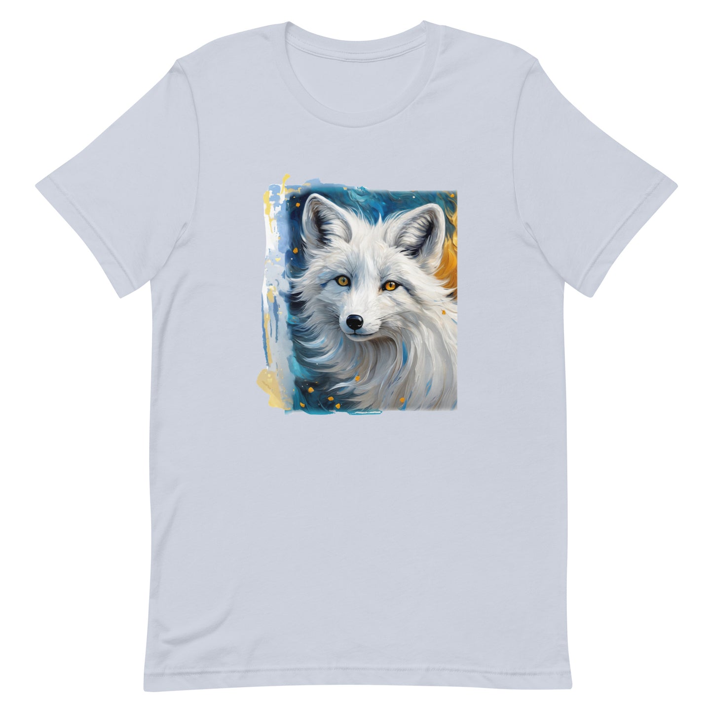 Artsy White Fox Unisex T-shirt