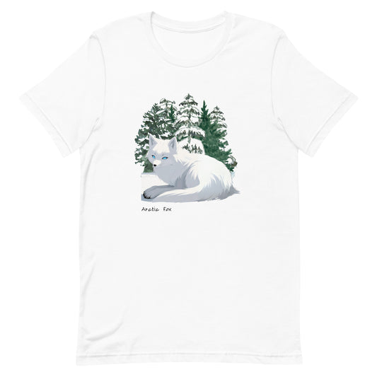 White Fox Unisex T-shirt