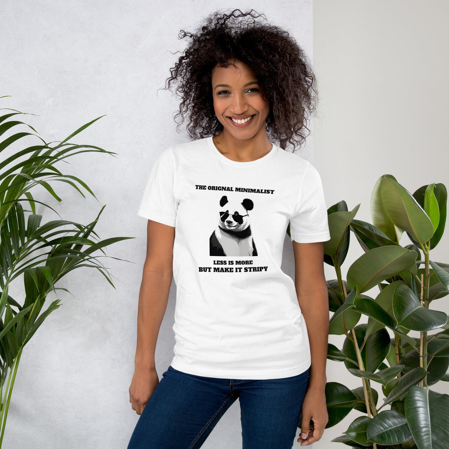 The Minimalist Panda Unisex T-Shirt