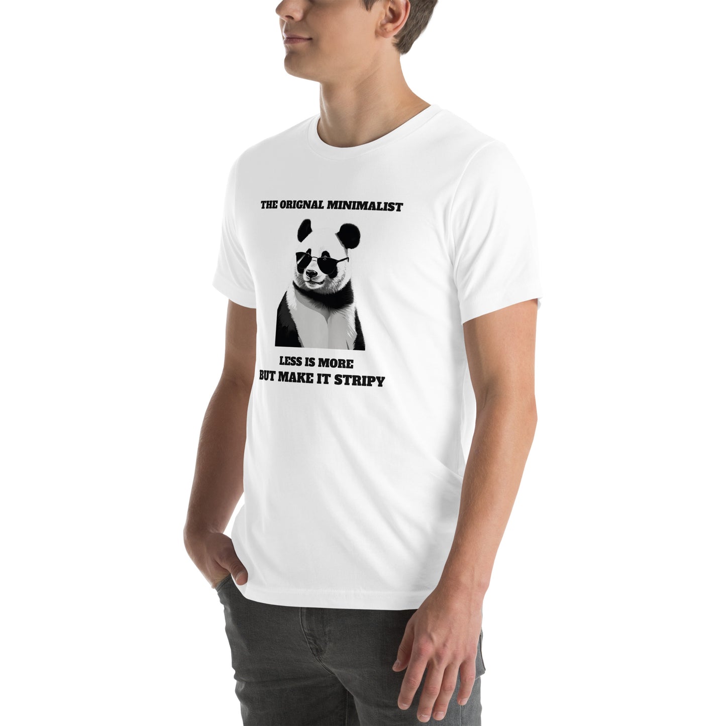 The Minimalist Panda Unisex T-Shirt