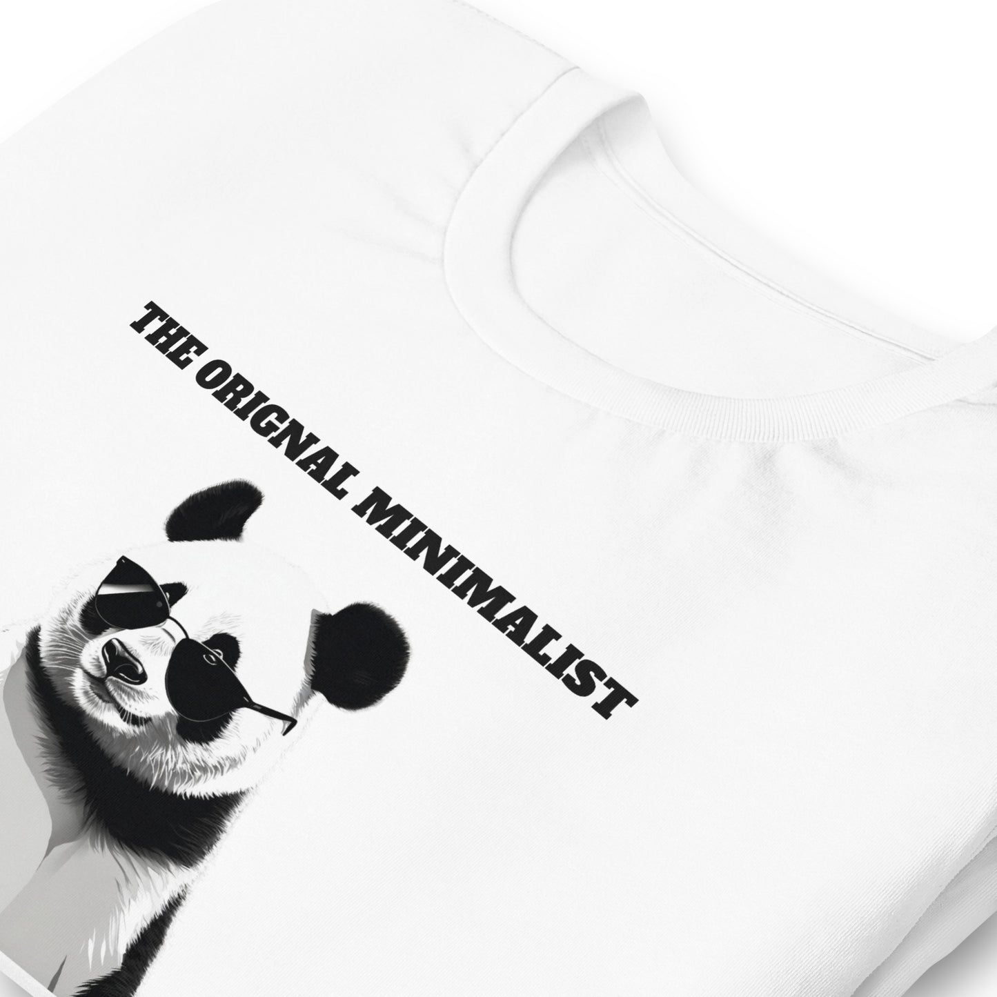 The Minimalist Panda Unisex T-Shirt